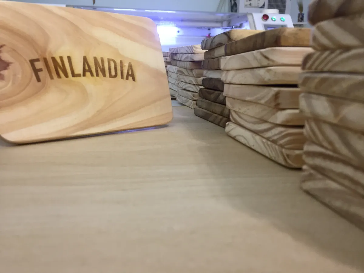Pieza de MDF cortada con láser 4