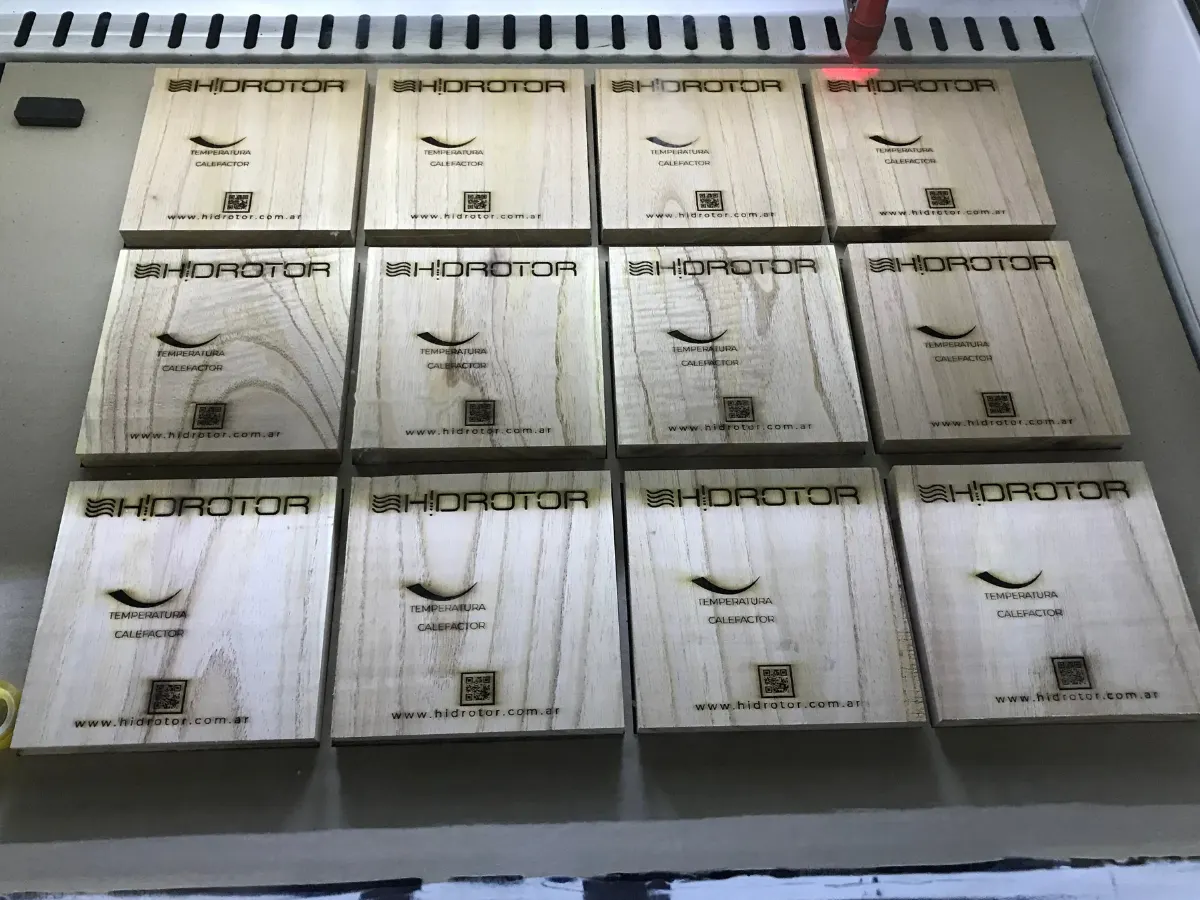 Pieza de MDF cortada con láser 5